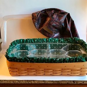 Longaberger 1996 Hostess Serving Tray Basket